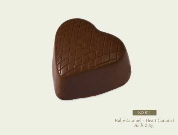 Kalp Karamel Çikolata - Mabel İstanbul Online Çikolata Sipariş