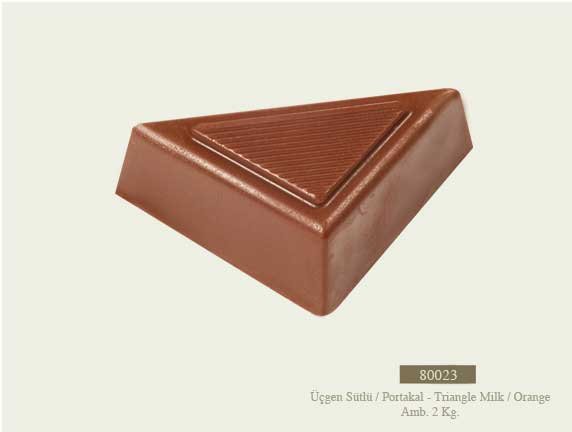 Üçgen Sütlü Portakal Çikolata - Mabel İstanbul Online Çikolata Sipariş